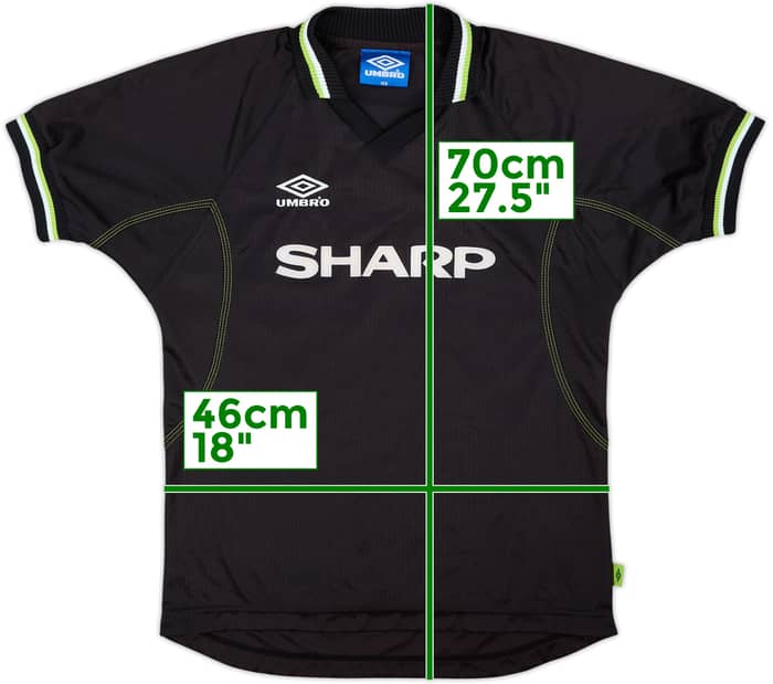 1998-99 Manchester United Third Shirt - 8/10 - (13-14 Years)
