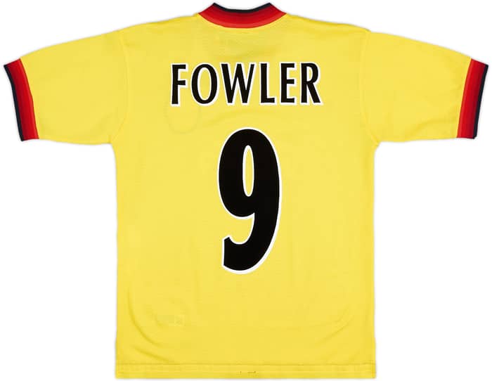 1997-99 Liverpool Away Shirt Fowler #9 - 8/10 - (Y)