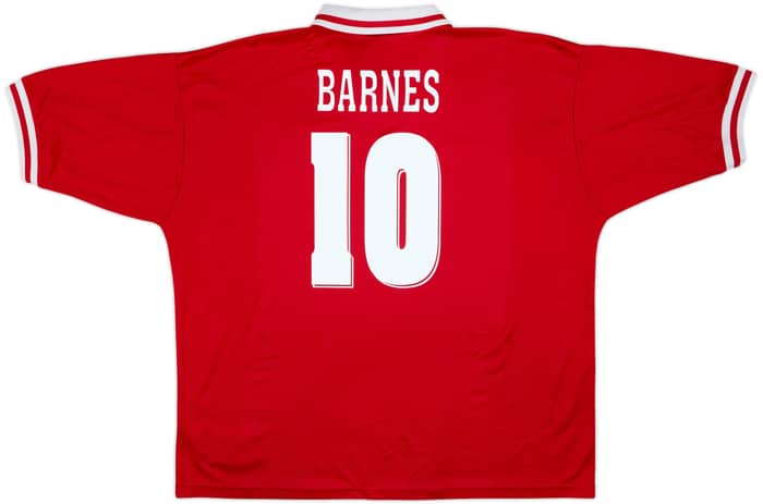 1996-98 Liverpool Home Shirt Barnes #10 - 6/10 - (XXL)