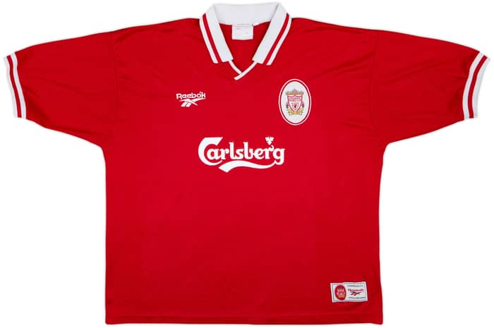 1996-98 Liverpool Home Shirt Barnes #10 - 6/10 - (XXL)