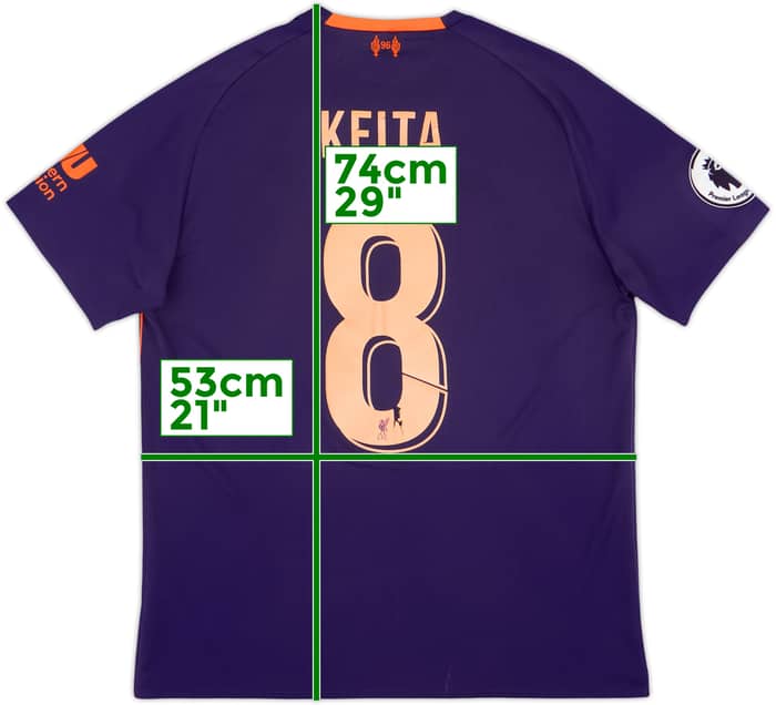 2018-19 Liverpool Away Shirt Keita #8 - 5/10 - (L)