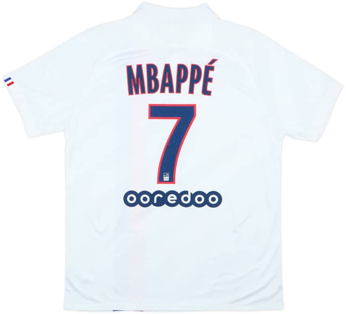 2019-20 Paris Saint-Germain Third Shirt Mbappe #7 - 8/10 - (L)