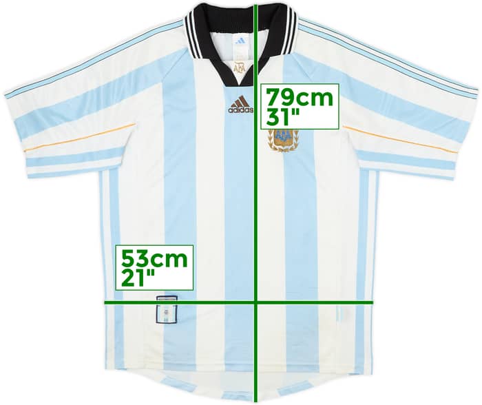1998-99 Argentina Home Shirt - 5/10 - (M)