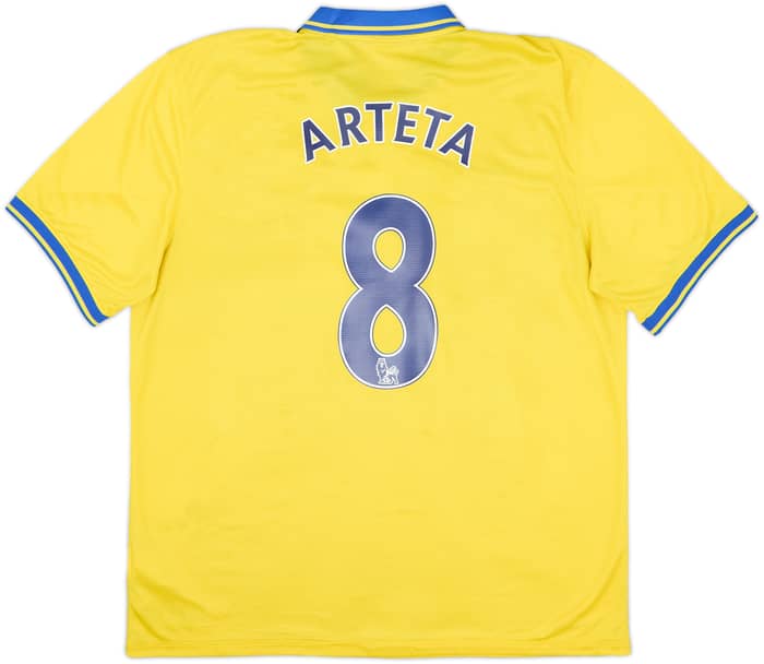 2013-14 Arsenal Away Shirt Arteta #8 - 6/10 - (XL)