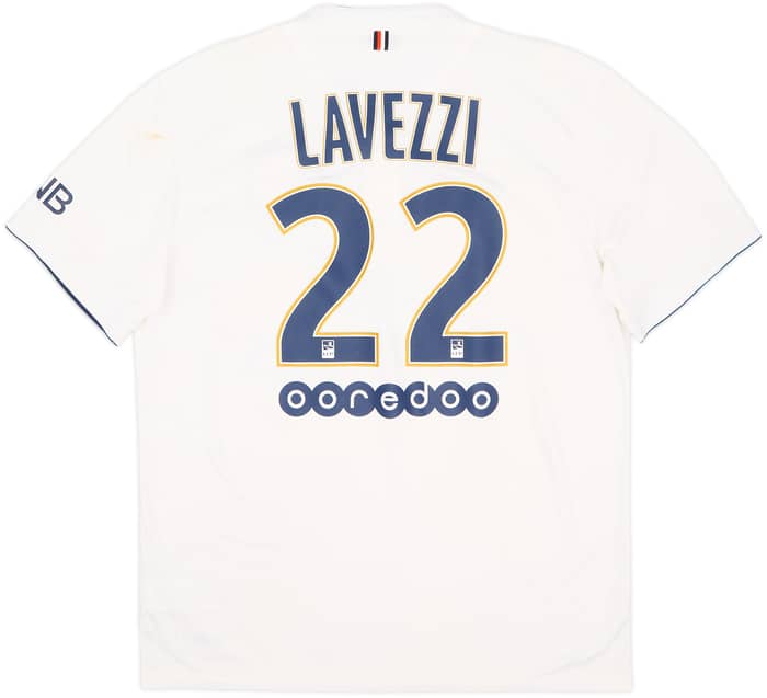 2014-15 Paris Saint-Germain Away Shirt Lavezzi #22 - 7/10 - (L)