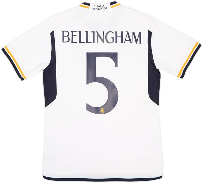 2023-24 Real Madrid Home Shirt Bellingham #5 - 8/10 - (M)
