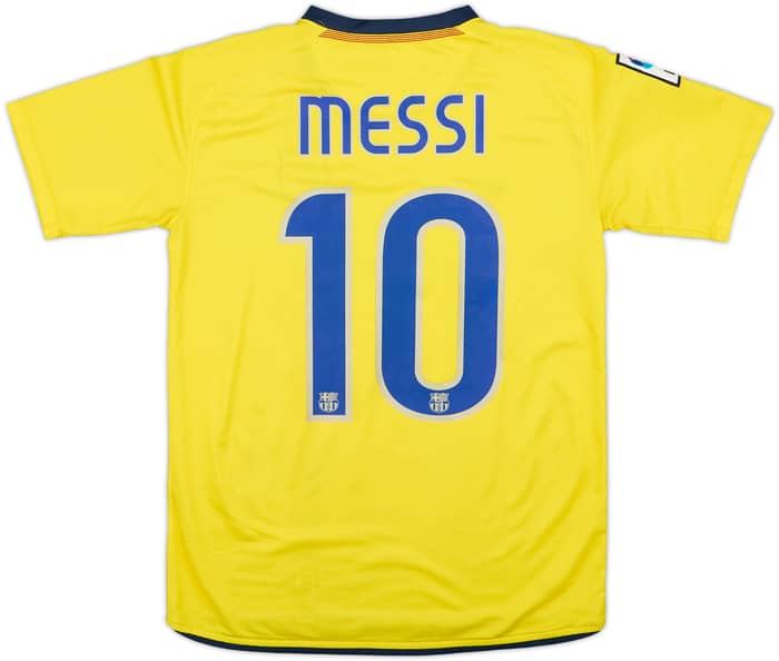 2008-10 Barcelona Away Shirt Messi #10 - 6/10 - (XL.Boys)