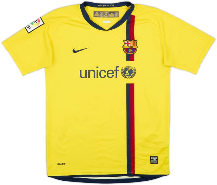 2008-10 Barcelona Away Shirt Messi #10 - 6/10 - (XL.Boys)