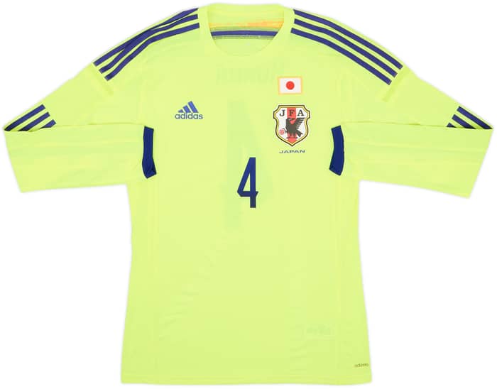 2013-15 Japan Authentic Away L/S Shirt Honda #4 - 9/10 - (M)