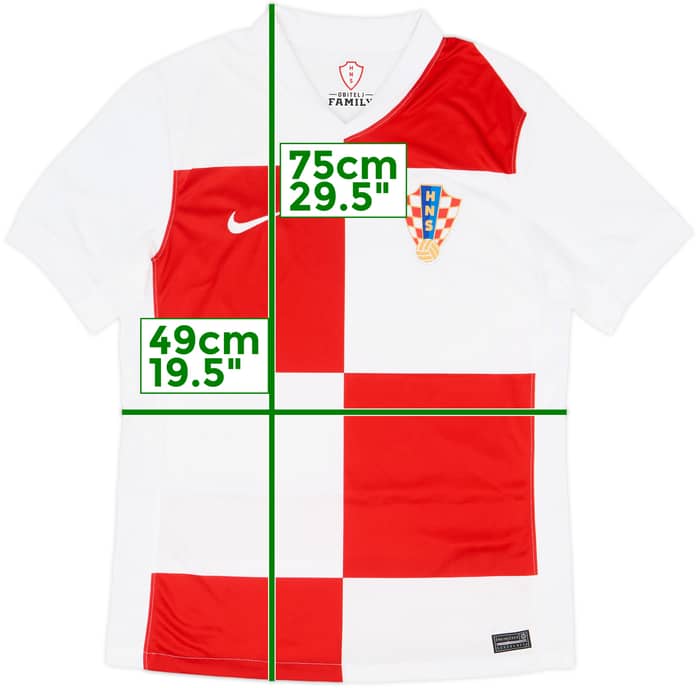 2024-25 Croatia Home Shirt - 8/10 - (M)