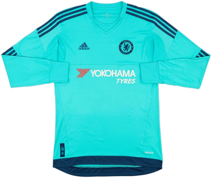 2015-16 Chelsea GK Shirt Courtois #13 - 7/10 - (M)
