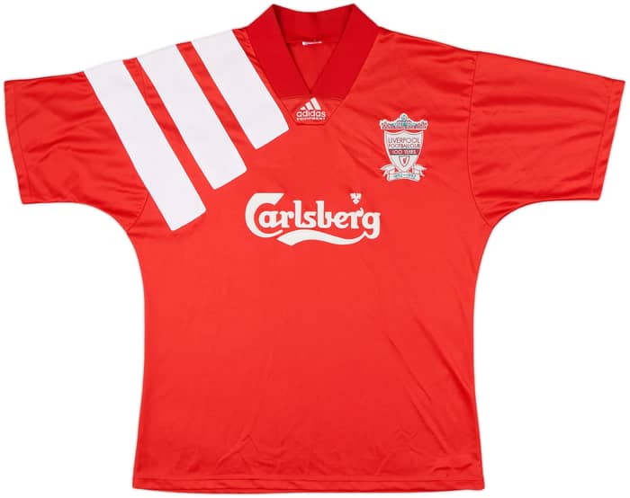 1992-93 Liverpool Centenary Home Shirt - 8/10 - (L)