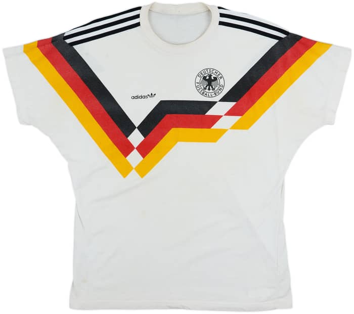 1990-92 Germany adidas Cotton Tee - 6/10 - (L)