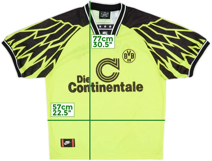 1994-95 Borussia Dortmund Home Shirt - 10/10 - (XL)
