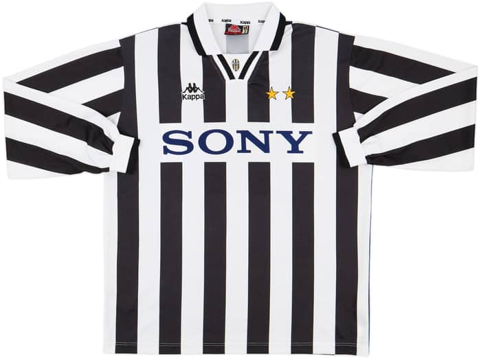 1995-97 Juventus Home L/S Shirt #11 - 8/10 - (XL)