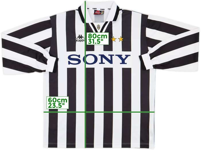 1995-97 Juventus Home L/S Shirt #11 - 8/10 - (XL)