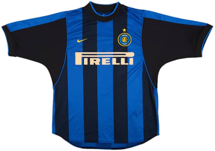 2000-01 Inter Milan Home Shirt Ronaldo #9 - 7/10 - (M)