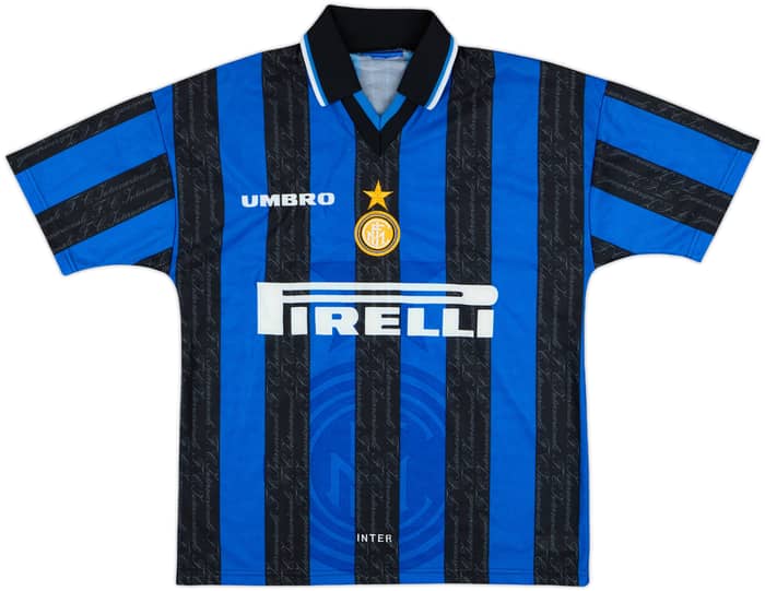1997-98 Inter Milan Home Shirt Ronaldo #10 - 8/10 - (M)