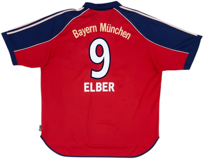1999-01 Bayern Múnich Camiseta de local Elber #9 - 5/10 - (XXL)