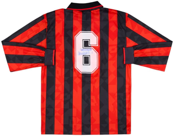 1993-94 AC Milan Home L/S Shirt #6 - 5/10 - (XL)