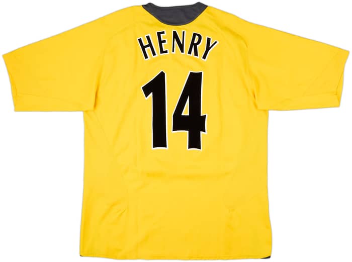 2005-06 Arsenal Away Shirt Henry #14 - 4/10 - (XL)