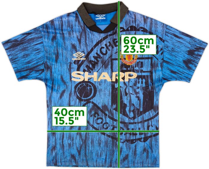 1992-93 Manchester United Away Shirt - 5/10 - (S)