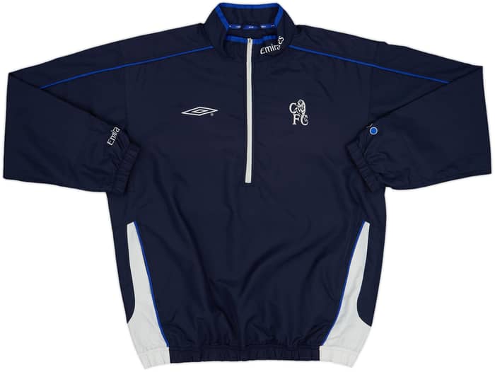 2001-03 Chelsea Umbro 1/2 Zip Track Jacket - 9/10 - (L)