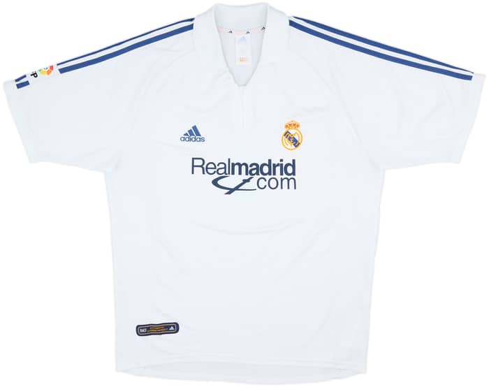 2001 Real Madrid Home Shirt R.Carlos #3 - 8/10 - (L)