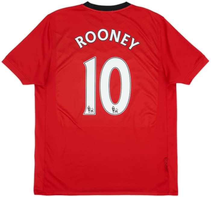 2009-10 Manchester United Home Shirt Rooney #10 - 6/10 - (L)