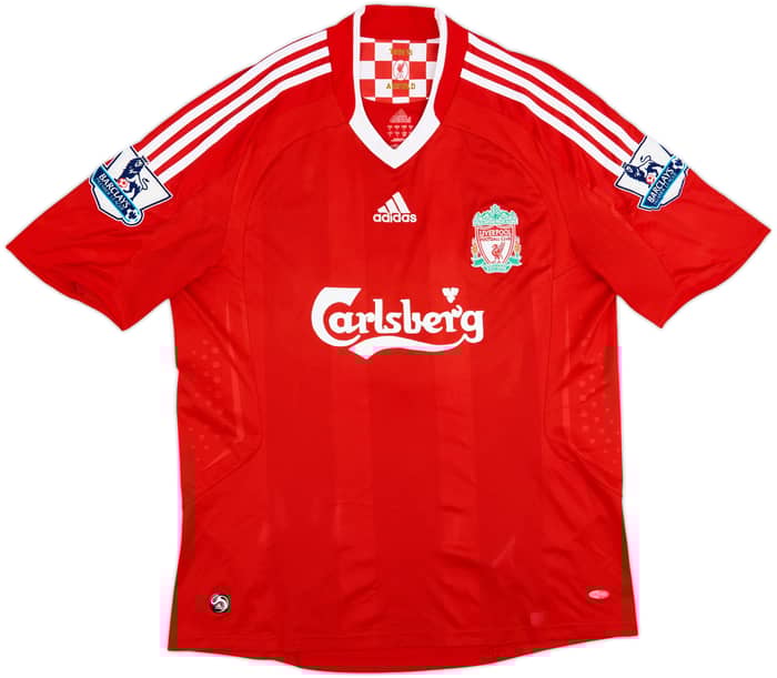 2008-10 Liverpool Camiseta Local Gerrard #8 - 6/10 - (L)