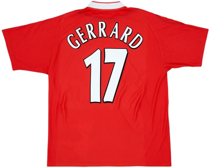 2002-04 Liverpool Home Shirt Gerrard #17 - 5/10 - (L)