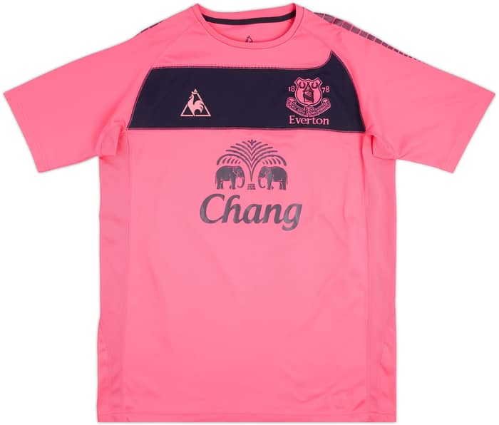 2010-11 Everton Away Shirt Baines #3 - 8/10 - (L)