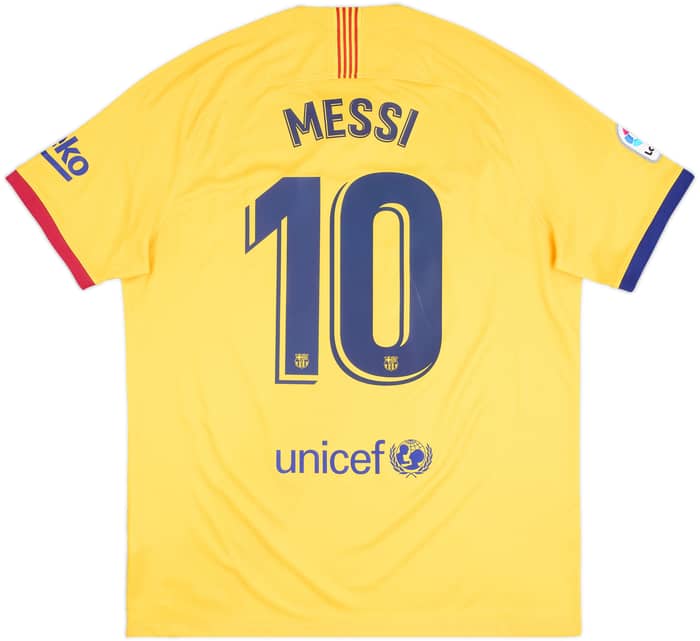 2019-20 Barcelona Away Shirt Messi #10 - 8/10 - (XL)