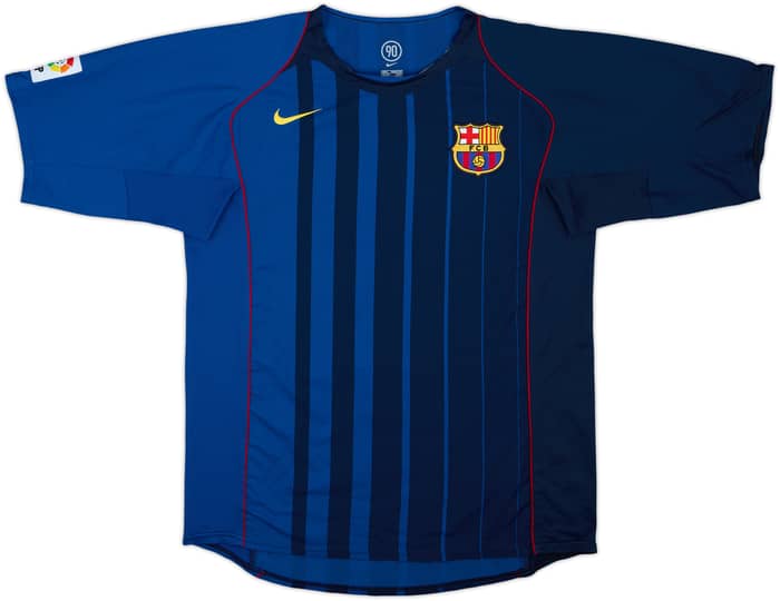 Camiseta de visitante del Barcelona 2004-05 Deco #20 - 6/10 - (L)