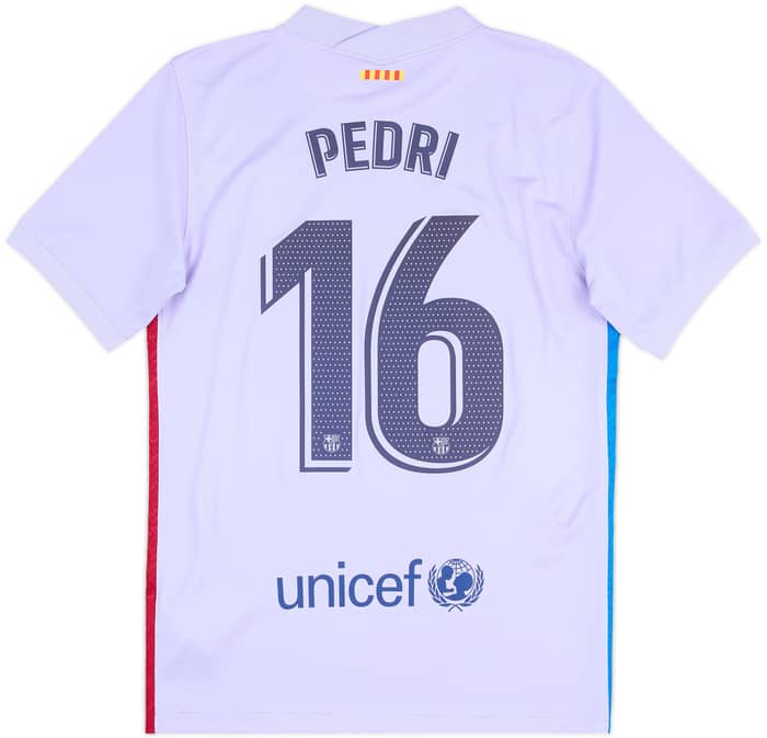 2021-22 Barcelona Away Shirt Pedri #16 - 8/10 - (S)
