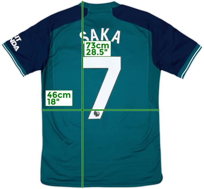 2023-24 Arsenal Third Shirt Saka #7 - 10/10 - (S)