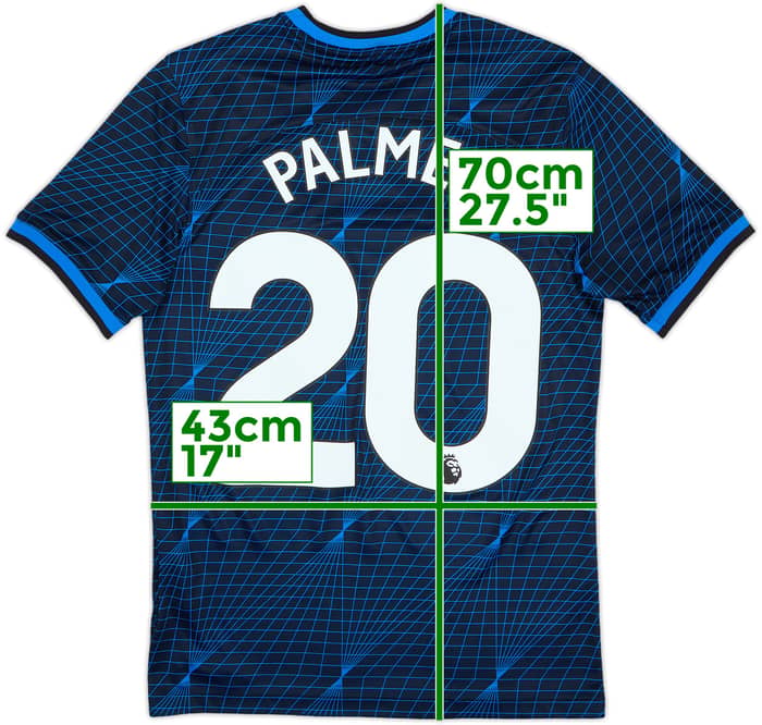 2023-24 Chelsea Away Shirt Palmer #20 - 8/10 - (S)