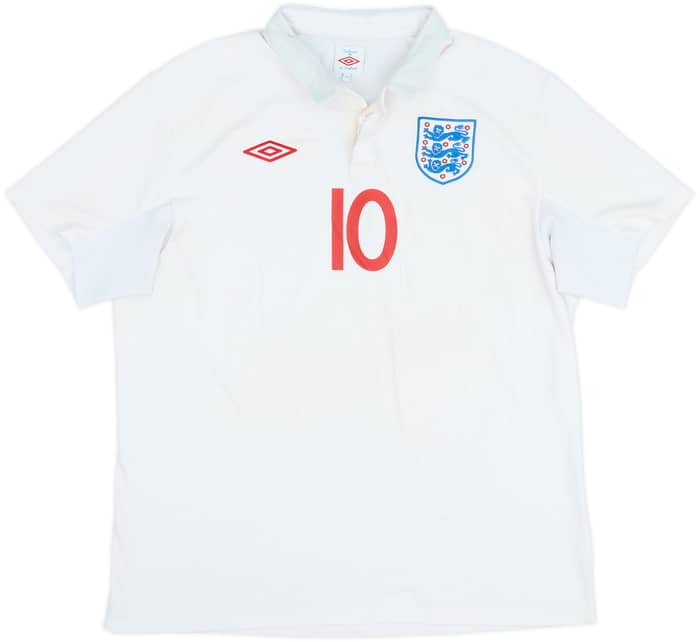 2009-10 England Home Shirt Rooney #10 - 5/10 - (L)