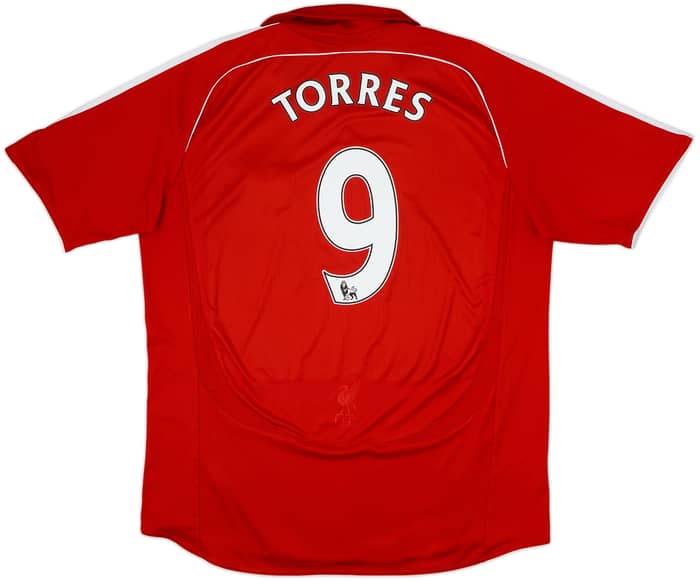 2006-08 Liverpool Home Shirt Torres #9 - 6/10 - (XL)