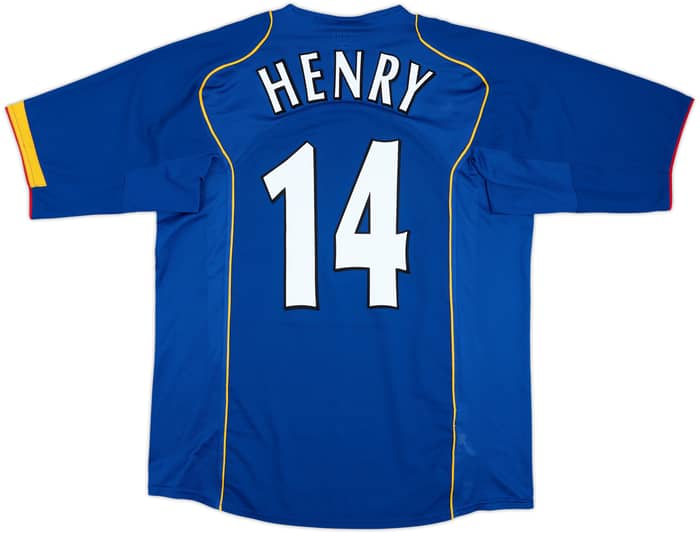 2004-06 Arsenal Away Shirt Henry #14 - 8/10 - (L)