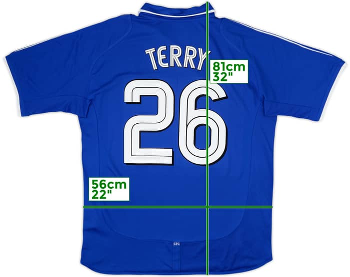 2001-03 Chelsea Home Shirt Terry #26 - 9/10 - (L)