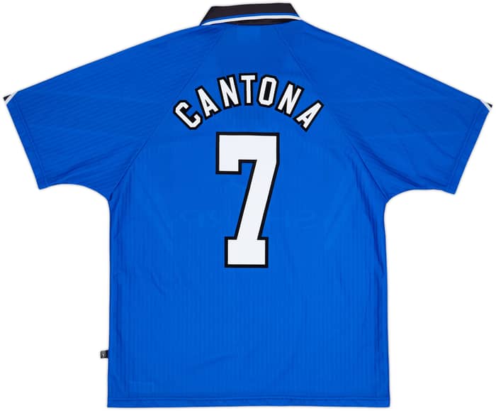 1996-98 Manchester United Third Shirt Cantona #7 - 8/10 - (L)