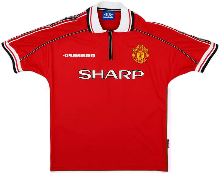 1998-00 Manchester United Camiseta de local Beckham #7 - 8/10 - (M)