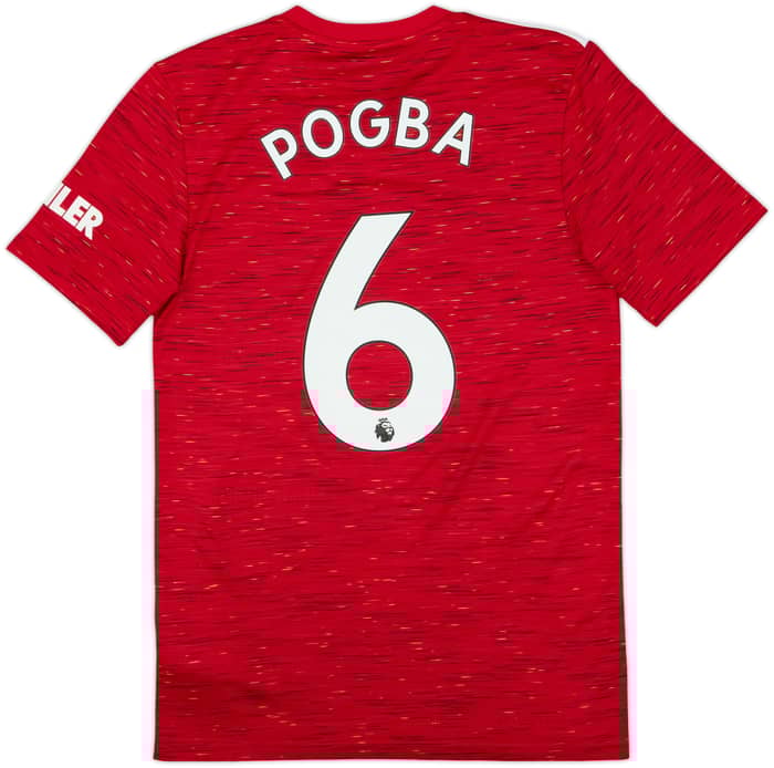 2020-21 Manchester United Home Shirt Pogba #6 - 9/10 - (S)