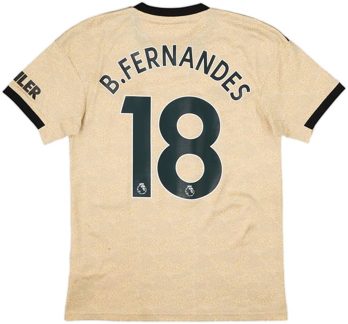 2019-20 Manchester United Away Shirt B.Fernandes #18 - 7/10 - (S)