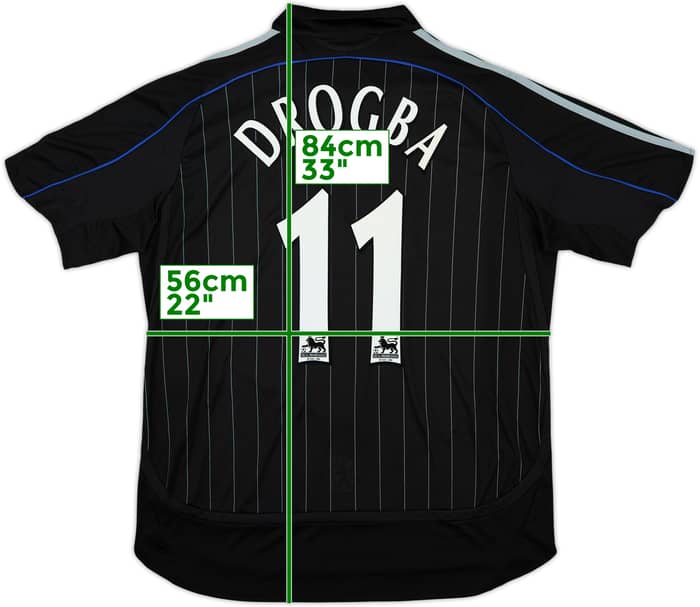 2006-07 Chelsea Third Shirt Drogba #11 - 6/10 - (XL)