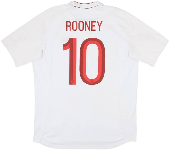 2012-13 England Home Shirt Rooney #10 - 5/10 - (L)