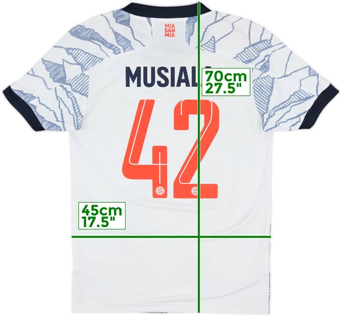 2021-22 Bayern Munich Third Shirt Musiala #42 - 8/10 - (S)