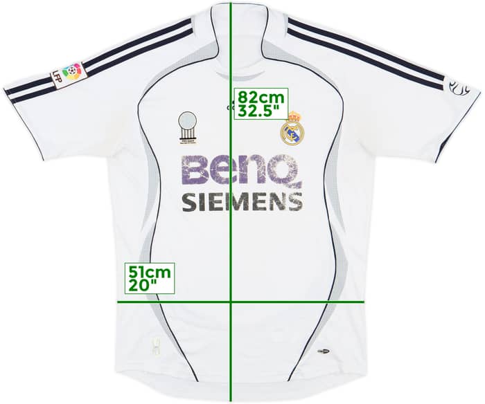 2006-07 Real Madrid Home Shirt - 5/10 - (M)