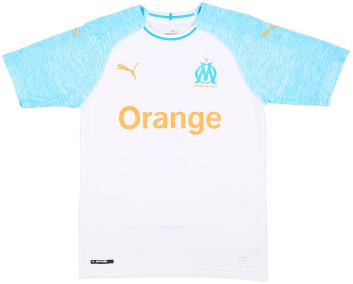 2018-19 Olympique Marseille Home Shirt Balotelli #9 - 7/10 - (S)